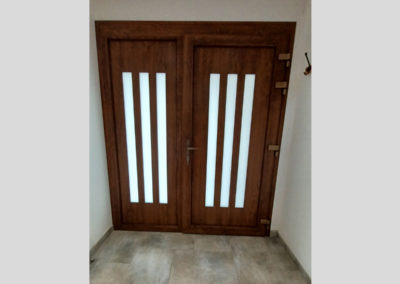 Remplacement d’une porte bois par une porte d’entrée en PVC  Hettenschlag 2022